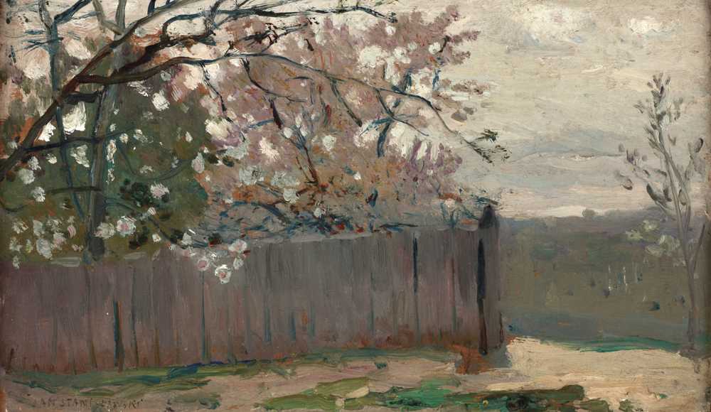 Early Spring at Ville d`Avray (1895) - Jan Stanisławski